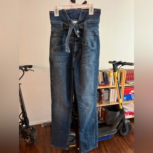 Mother High-Rise Wide Leg Jeans US 25